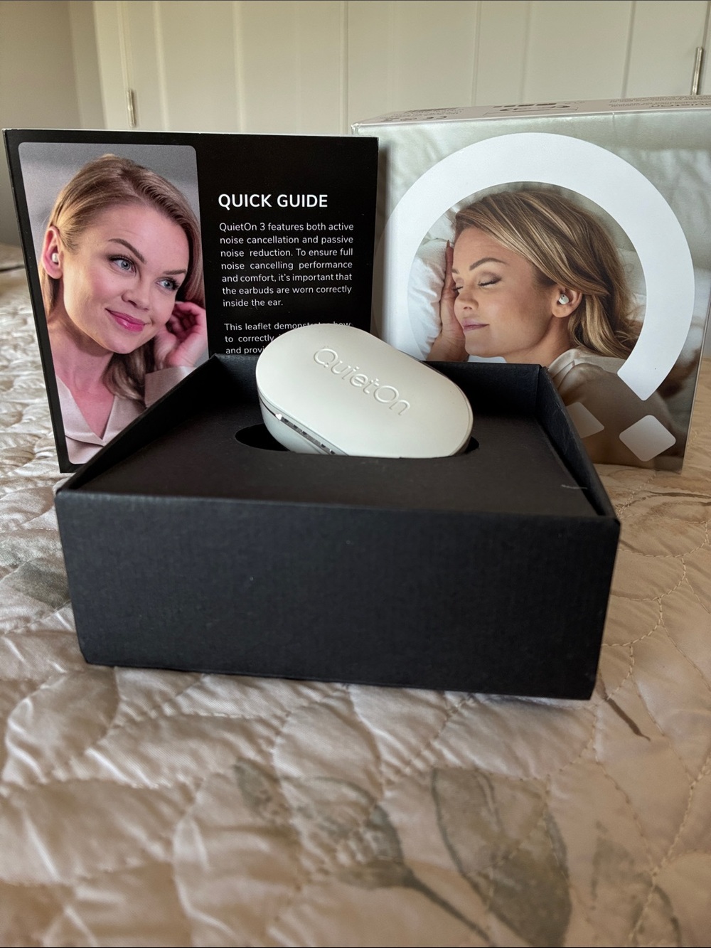 Eton QuietOn White True Wireless Earbud Noise-Canceling Earbuds